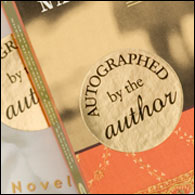 Autographed by the Author stickers