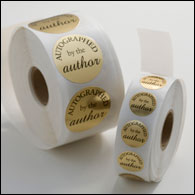 Autographed by the Author stickers